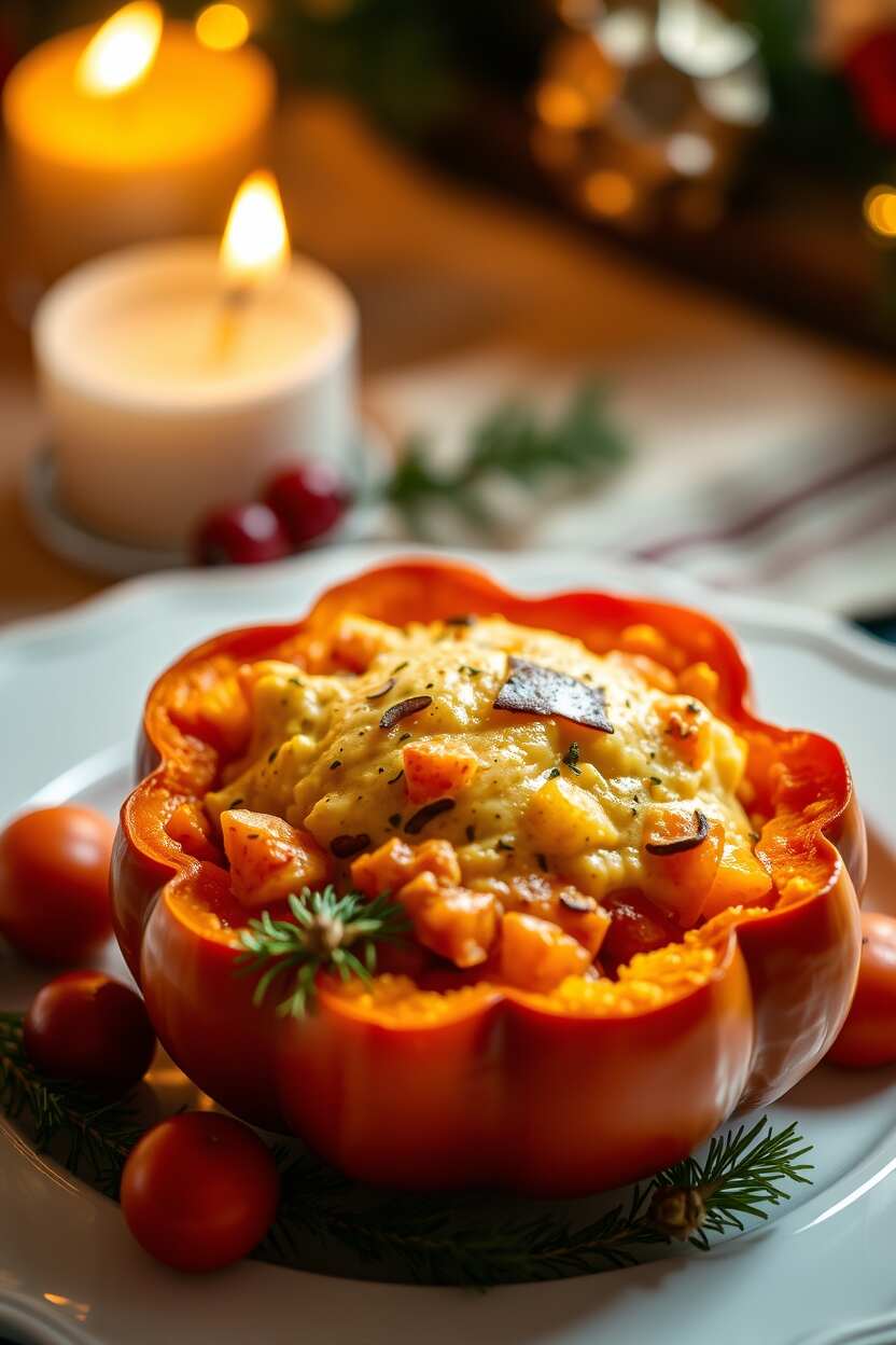 Stuffed Butternut Squash 1
