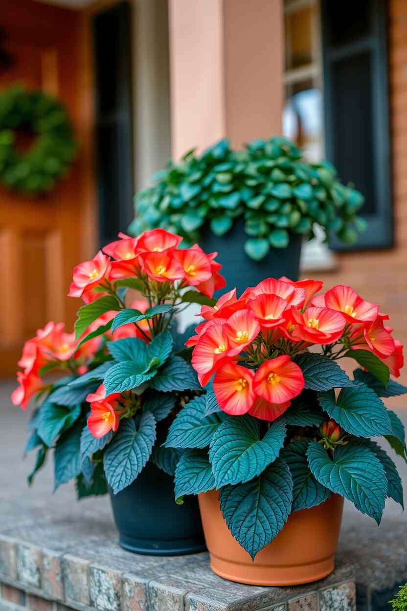 Artificial Begonias
