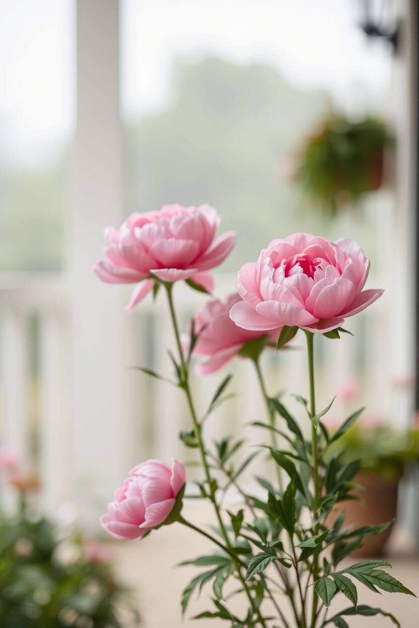 Artificial Peonies