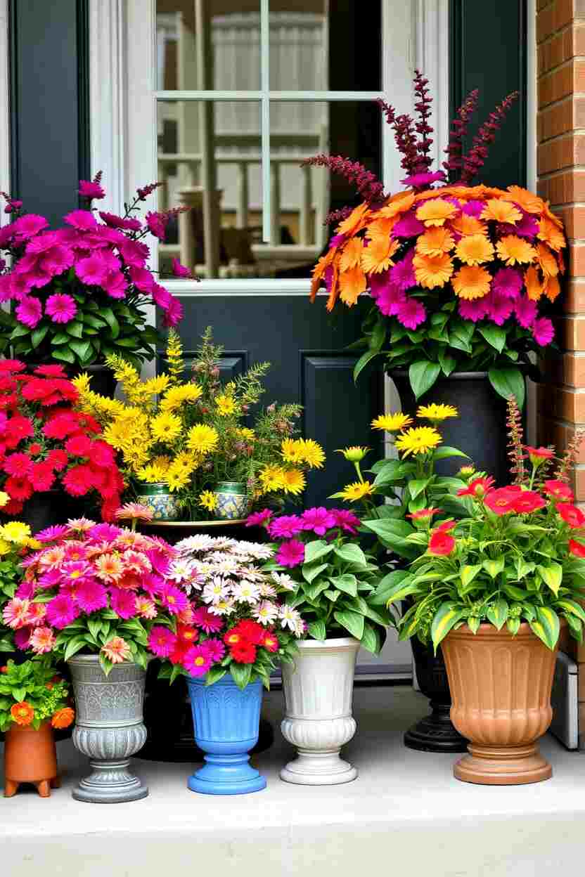 Colorful Flower Arrangements