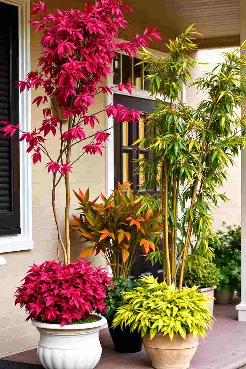 Faux Bamboo Trees 1