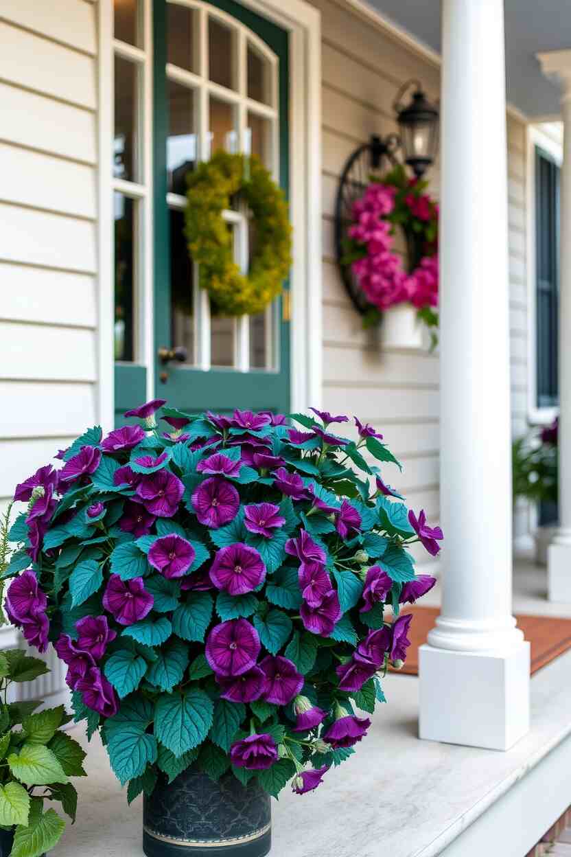 Faux Geraniums