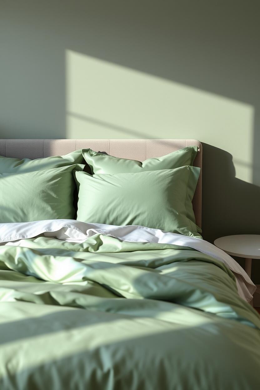 Sage Green Bedding 1