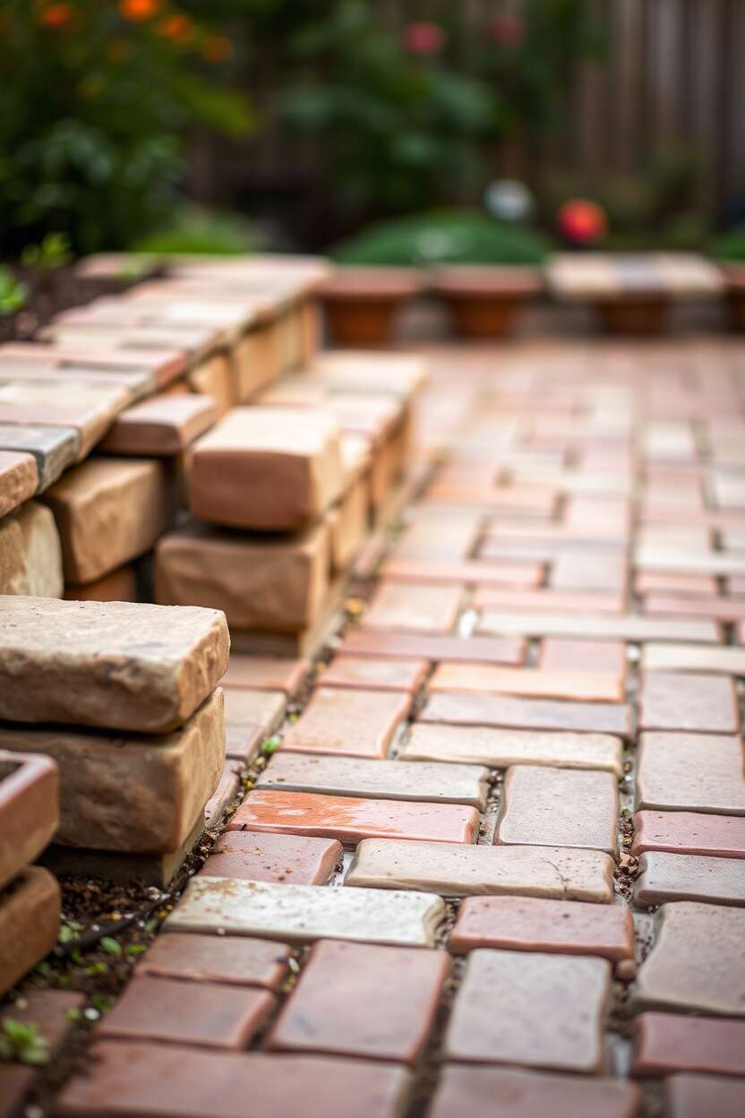Use Brick or Stone Pavers
