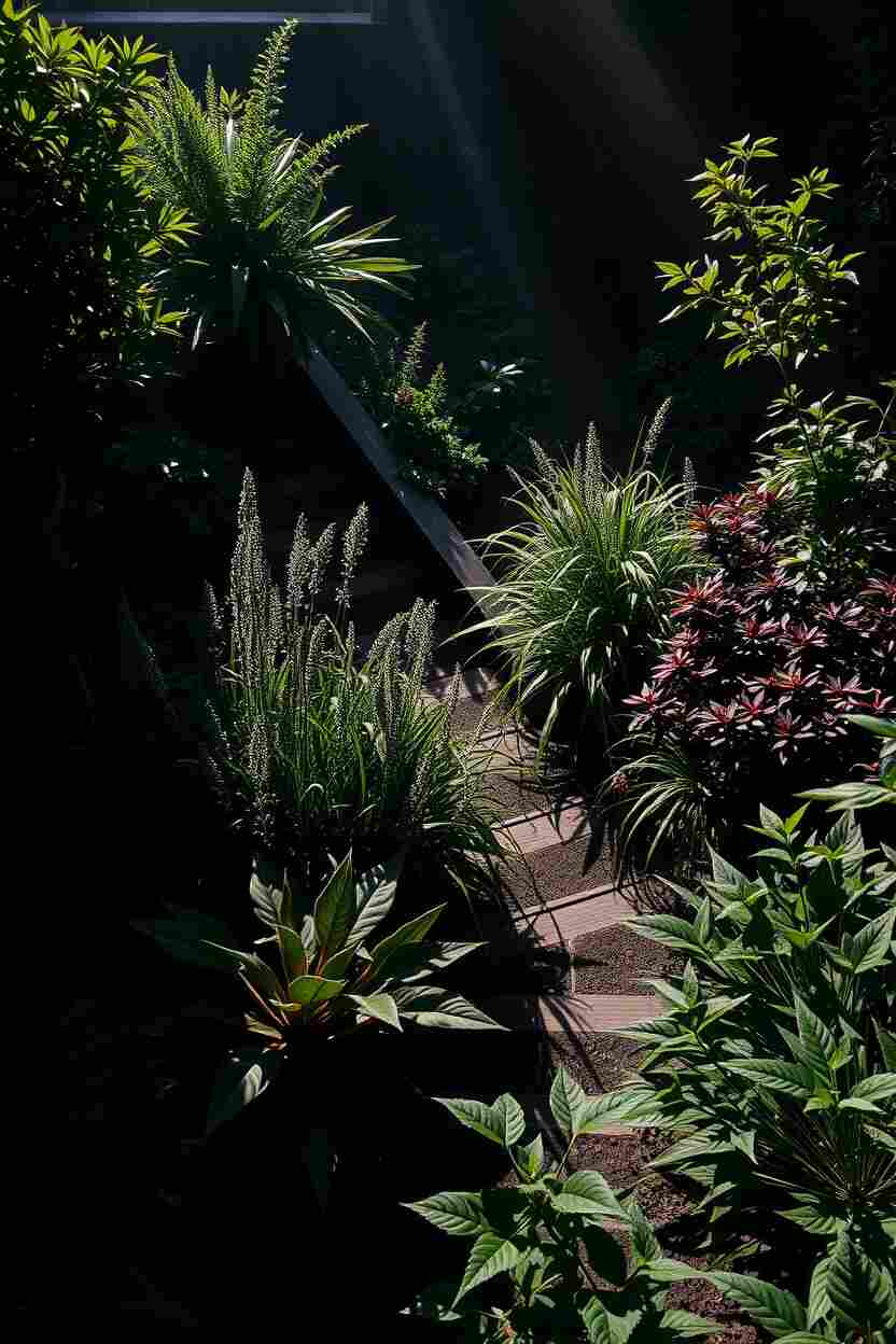 Varied Plant Heights