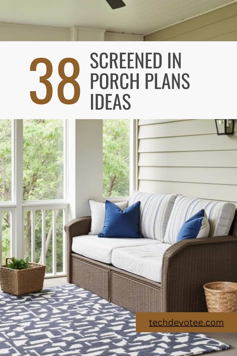 38 Screened in Porch Plans Ideas