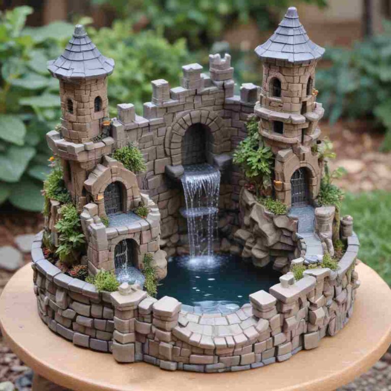 Miniature Castle Fountain
