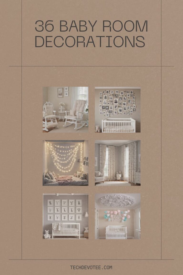 36 Baby Room Decorations Ideas - TechDevotee