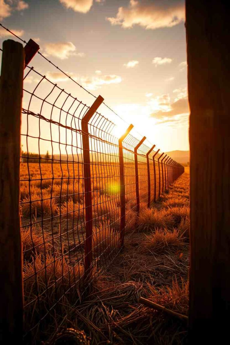 Welded Wire Garden Fence 1