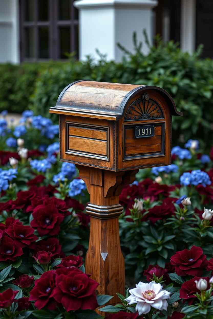 Wooden Mailbox Garden