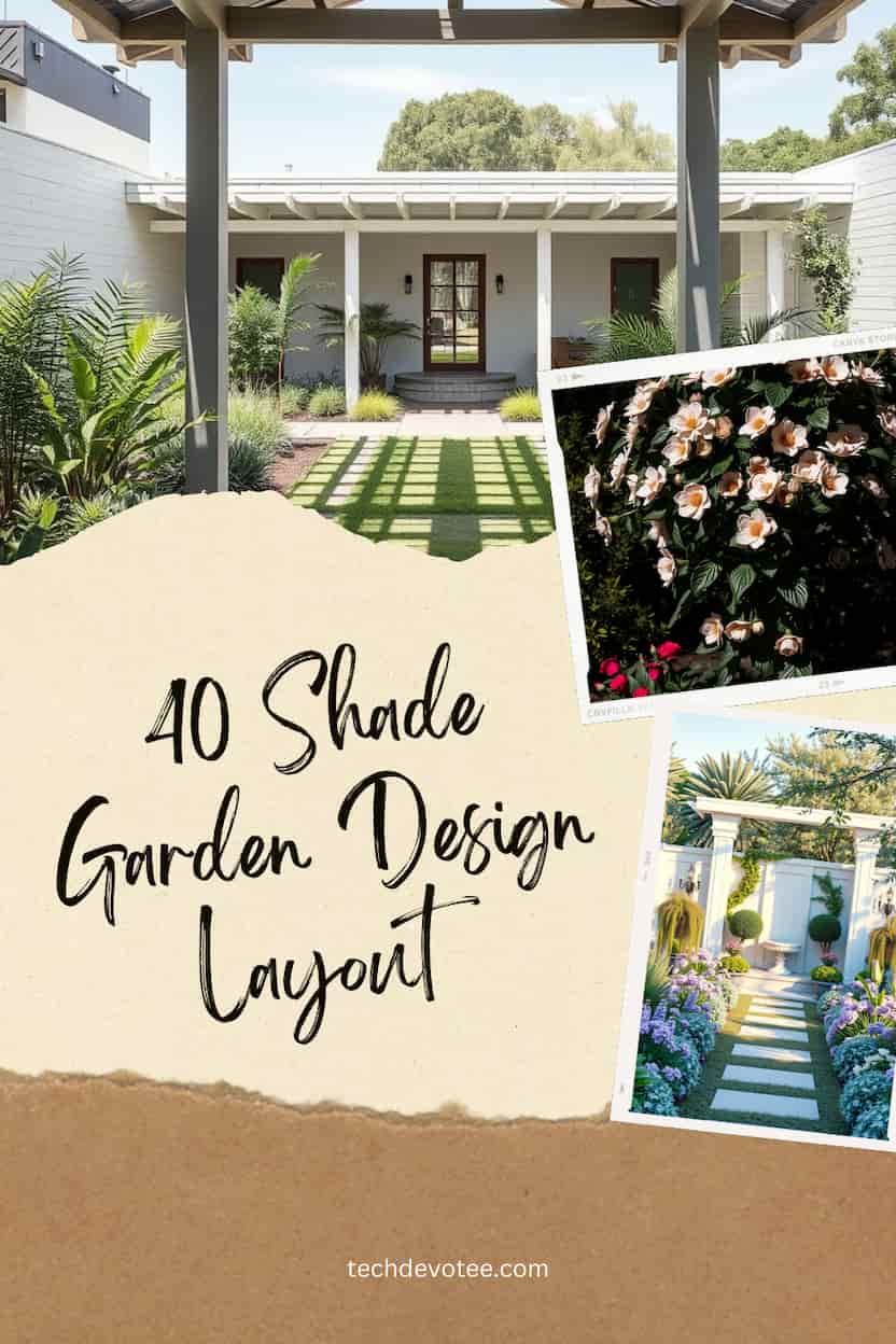 40 Shade Garden Design Layout Ideas